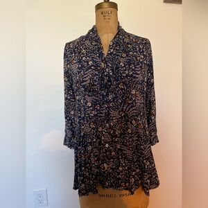 Anthropologie Meave 3/4 sleeve blouse